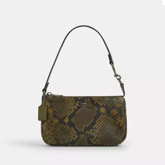 Coach Handbags - Coach Nolita 19 Snake Print Shoulder Bag BNWT | Sold Out | Green Python Mini Bag